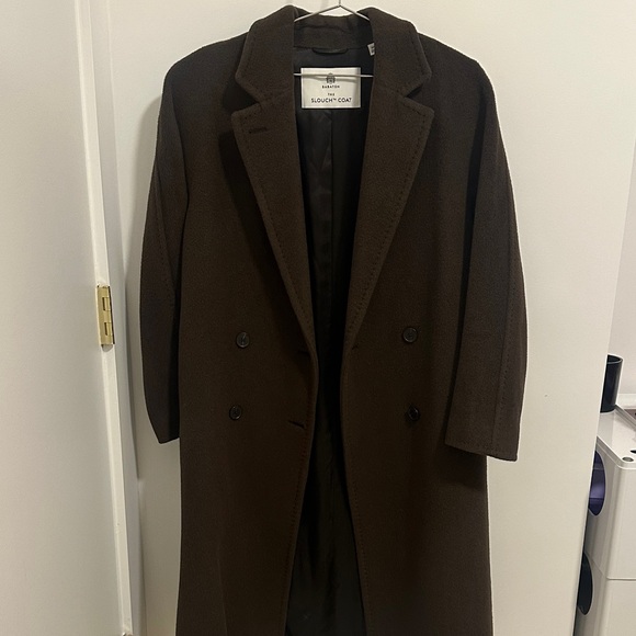 Aritzia Jackets & Blazers - Brown Slouch Coat 2XS